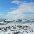 Looking west  from the top of Lucklawhill.