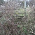 Stile from Portchester Common SSSI up onto James Callaghan Drive