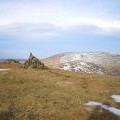 Milldown cairn north-northwestwards