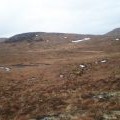 Moorland watershed  above Loch Carn Tuairneir Beag