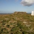 The trig point on Traprain Law