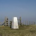 Trig point Allermuir Hill