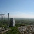 Triangulation pillar on Mynydd y Garn