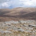 Rocky summit of Meall Cruinn