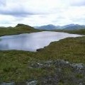 Lochan near the summit of Ben a' Choin