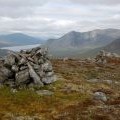 Summit cairn, Meall Mhic Iomhair