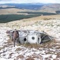 Engine From Fairey Firefly On Meikle Bin & Carron Valley Forest