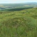 Dry mound over-looking Strath Oykel from the ridge of Cnoc Bad a' Choille