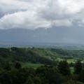 Looking east from the monument