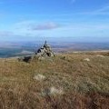 Summit cairn on Milldown