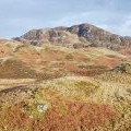 Dun Dubh and moorland above Auchinellan