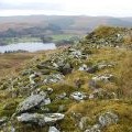 Hill fort on Creag a'Chapuill