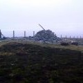 Summit cairn on Birkscairn Hill