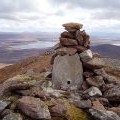 Old trig pillar - Ben Griam Beg