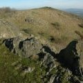 Rock outcrops on Ragged Stone Hill