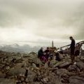 Summit cairn on Cona' Mheall