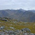 View towards Beinn Fhada from A' Ghlas-bheinn