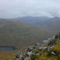 View south east from A' Ghlas-bheinn