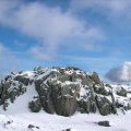 The summit rocks of Meall an Fhudair