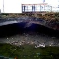 Regent's Canal:  Old archway to forgotten basin