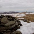 Summit shelter and cairn, Bowscale Fell