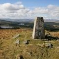 The triangulation pillar on Fell Hill