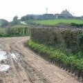 Farm and tower seen from the Byway