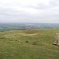 View east from the top of Firle Beacon