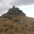 The summit of Beinn a' Choin(Corbett) 770m/2525ft