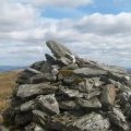 Looking East from the cairn at the summit of Beinn a' Choin(Corbett) 770m