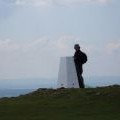 Summit of Wavering Down with triangulation pillar