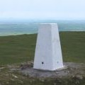 Triangulation pillar, top of Wavering Down