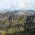 Panorama from Stob Coire nan Lochan, east view