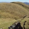 Above the Coire a Bhathaich crags