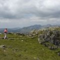 Footpath on Little Carrs ridge