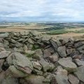 East Lothian Landscape: The Summit Cairn on Traprain Law