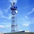 Radio mast on Butser Hill (1984)