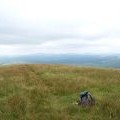 The summit area of Whitehope Knowe.