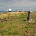 Trig point on Titterstone Clee Hill