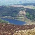 Llyn Crafnant below from Craiglwyn Summit