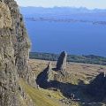 Pinnacles below the east face of the Storr