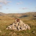 The summit cairn on Humblemoor Hill