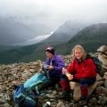 Summit cairn on Stob an Fhuarain