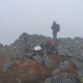 Summit shelter on Meall an Fhùdair