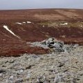 Boulders and a small cairn, Stake Law