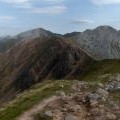 Ridge east of Mullach nan Coirean