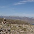 Cairn on Meall Bhalach SE top