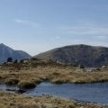 Lochan on Meall Bhalach SE top