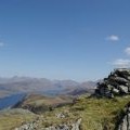 Druim Comhnard summit cairn