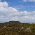 The summit of Foel Lwyd - with Tal y Fan beyond